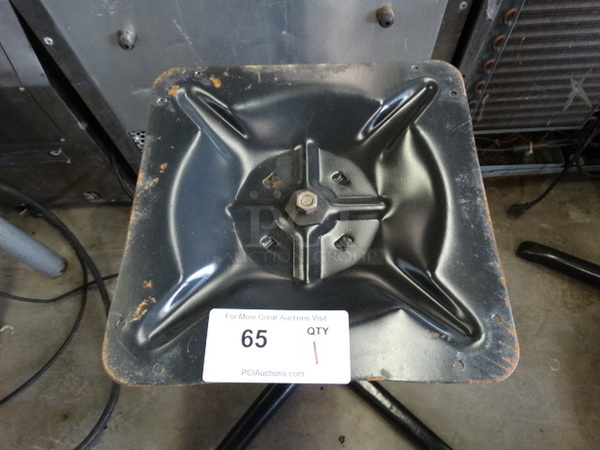 Black Metal Table Base. 30x30x29 - Image 2 of 3