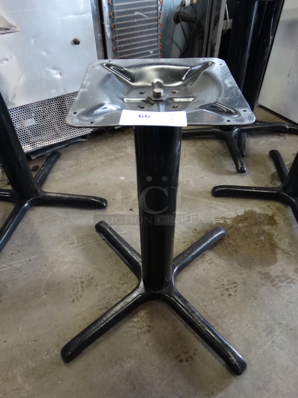 Black Metal Table Base. 30x30x29