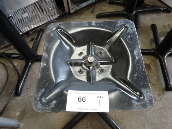 Black Metal Table Base. 30x30x29 - Image 2 of 4