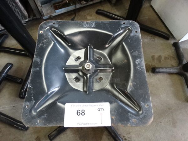 Black Metal Table Base. 30x30x29 - Image 3 of 4