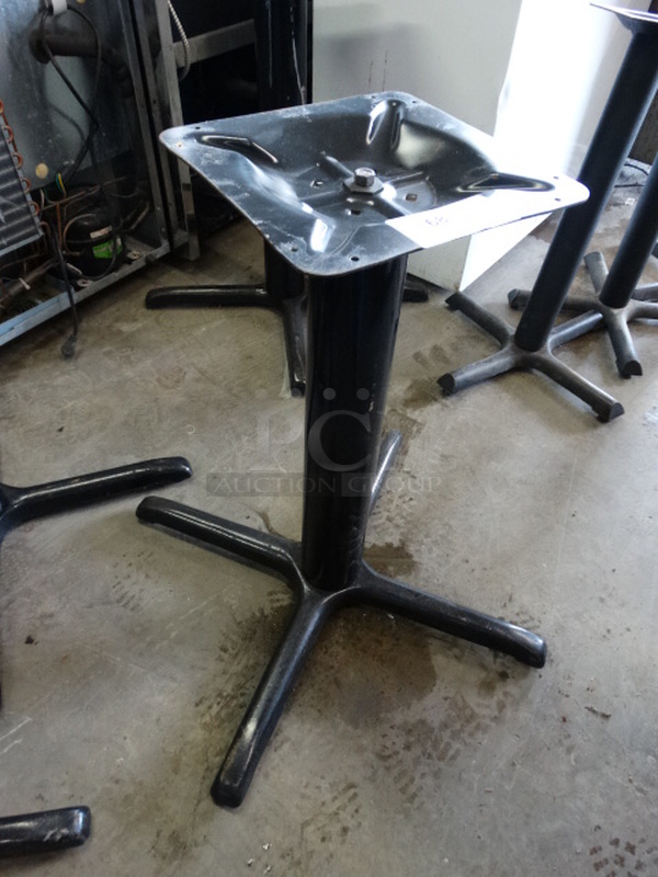 Black Metal Table Base. 30x30x29 - Image 4 of 4
