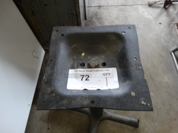 Black Metal Table Base. 22x22x29 - Image 3 of 3