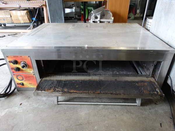 NICE! 2014 Marsal Model EDO40 Stainless Steel Commercial Electric Powered Single Deck Pizza Oven. 220-240 Volts, 3 Phase. 59.5x43x19 - Image 8 of 10