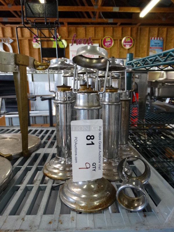 9 Metal Countertop Holders. 4x4x9.5. 9 Times Your Bid!