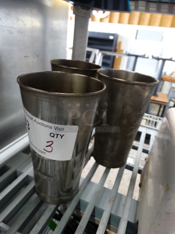 3 Metal Mixing Cups. 4x4x7. 3 Times Your Bid! - Image 3 of 3