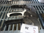 3 Metal Pizza Pie Cutters. 9". 3 Times Your Bid!