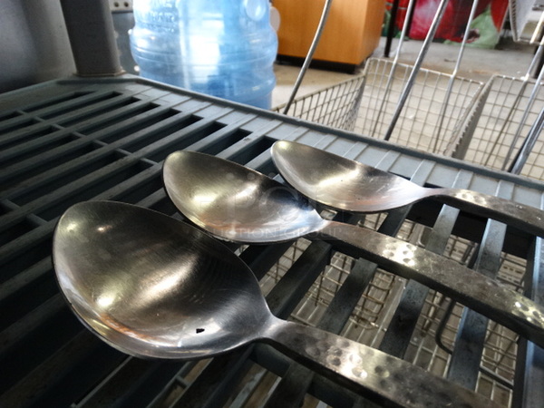 3 Metal Serving Spoons. 13". 3 Times Your Bid! - Image 3 of 3