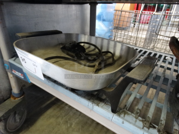 Metal Electric Powered Cooker. 16x12x4 - Image 2 of 3
