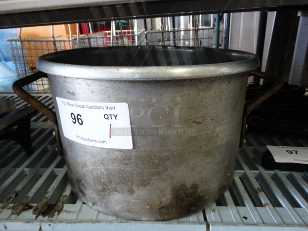 Metal Stock Pot. 16x12x8 - Image 1 of 3