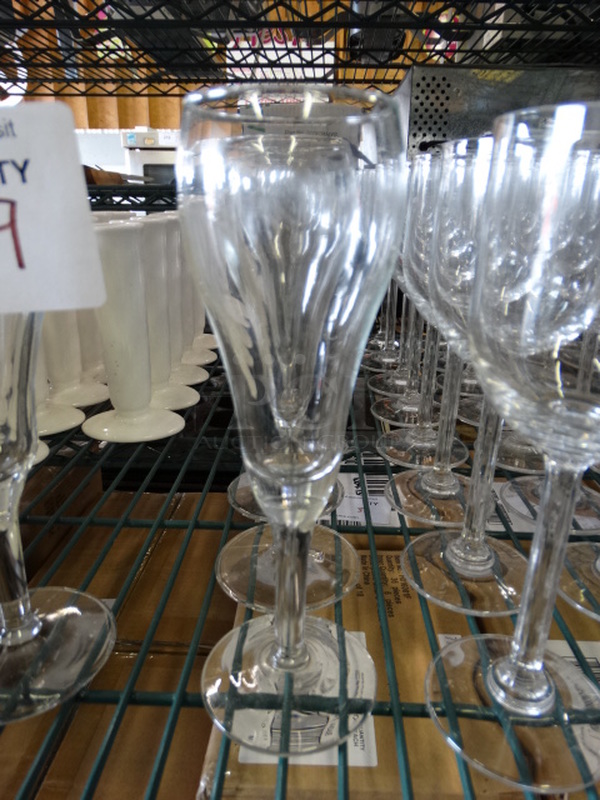 9 Champagne Glasses. 3x3x7.5. 9 Times Your Bid! - Image 2 of 3