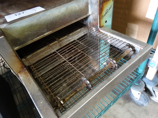 Modern Model 28ST Stainless Steel Commercial Countertop Electric Powered Conveyor Oven Toaster. 208 Volts, 1 Phase. 15x28x16 - Image 5 of 7