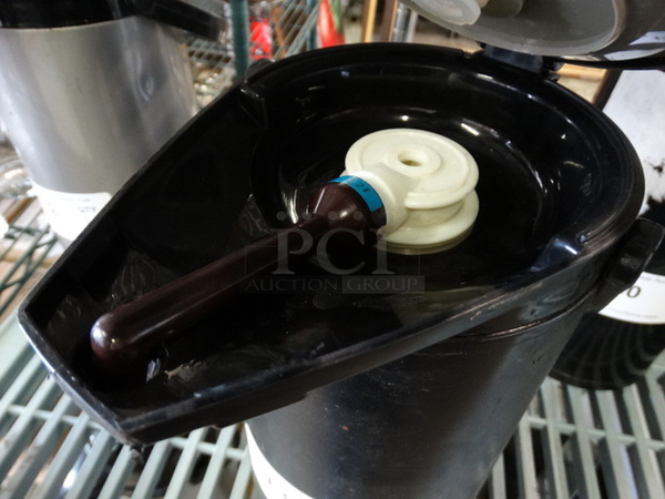 Black Finish Air Pot. 6x8x15 - Image 3 of 3