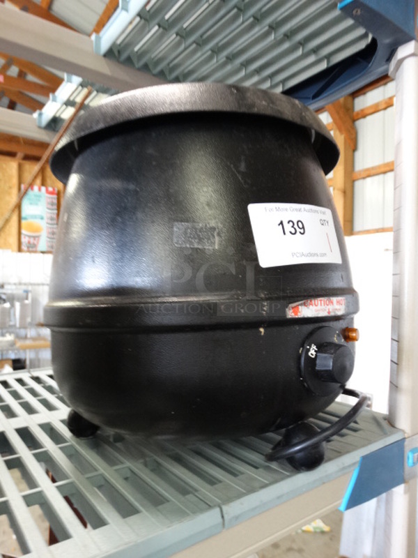 Glenray Model 1010795 Metal Commercial Countertop Soup Kettle Food Warmer. 120 Volts, 1 Phase. 13x13x13. Tested and Working! - Image 2 of 5
