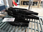 ALL ONE MONEY! Lot of 36 Black Poly Tongs! 6"