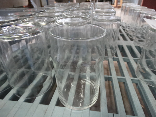 30 Beverage Glasses. 2.5x2.5x4. 30 Times Your Bid!