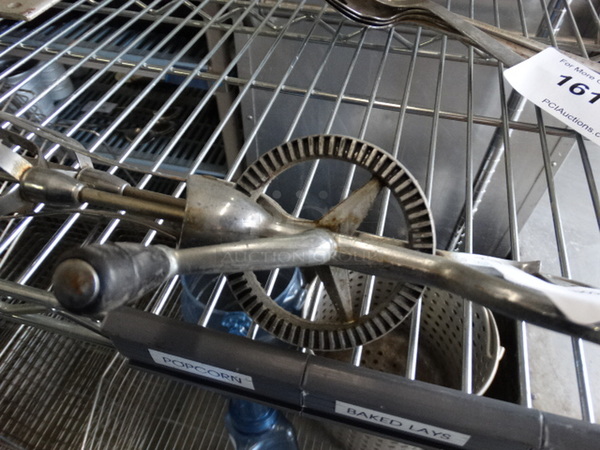 Metal Egg Beater. 12" - Image 4 of 4