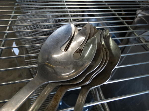 4 Metal Serving Forks. 12". 4 Times Your Bid! - Image 2 of 4