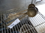 7 Various Metal Ladles. Includes 12". 7 Times Your Bid!