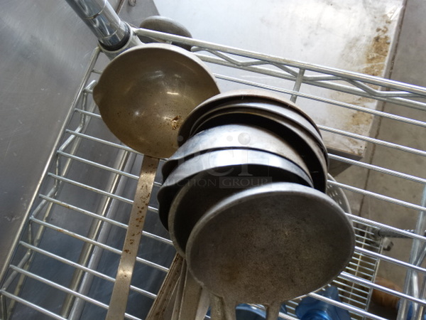 7 Various Metal Ladles. Includes 12". 7 Times Your Bid! - Image 2 of 3