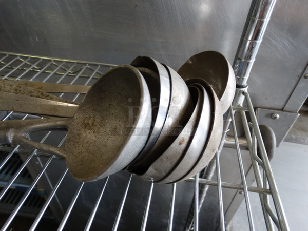 7 Various Metal Ladles. Includes 12". 7 Times Your Bid! - Image 3 of 3