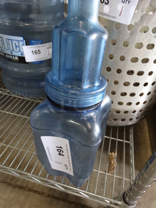 Blue Poly Rapid Cool Bottle. 5x5x19 - Image 4 of 4