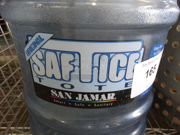 San Jamar Blue Poly Ice Bucket. 10x10x19 - Image 4 of 4