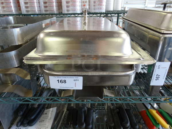 Metal Chafing Dish w/ Drop In and Lid. 14x22x14