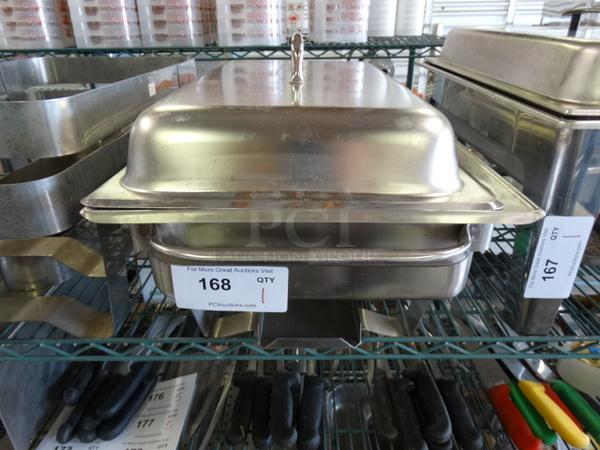 Metal Chafing Dish w/ Drop In and Lid. 14x22x14 - Image 1 of 5