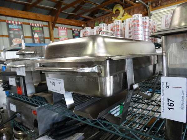 Metal Chafing Dish w/ Drop In and Lid. 14x22x14 - Image 3 of 5