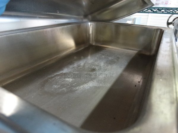 Metal Chafing Dish w/ Drop In and Lid. 14x22x14 - Image 4 of 5