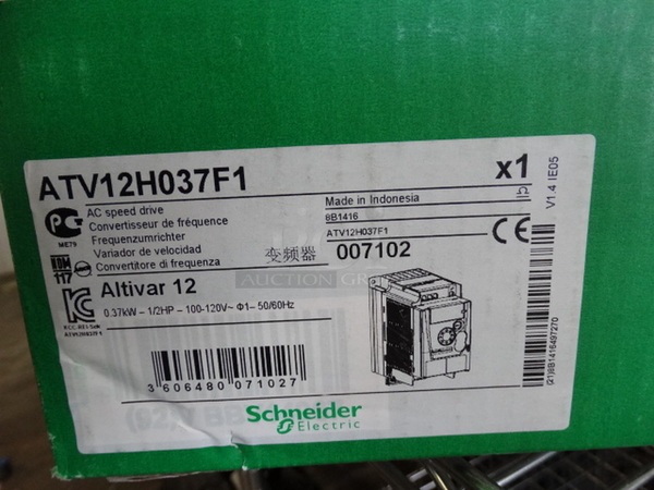 Schneider Model ATV12H037F1 Speed Drive - Image 6 of 6