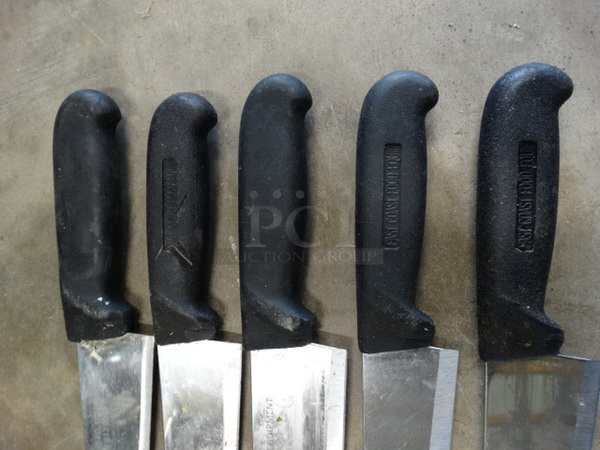 5 SHARPENED Metal Chef Knives. Includes 12". 5 Times Your Bid! - Image 3 of 6