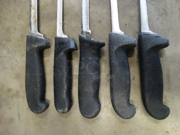 5 SHARPENED Metal Boning Knives. Includes 15". 5 Times Your Bid! - Image 4 of 5