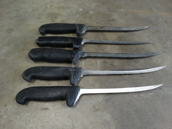 5 SHARPENED Metal Boning Knives. Includes 15". 5 Times Your Bid! - Image 5 of 5