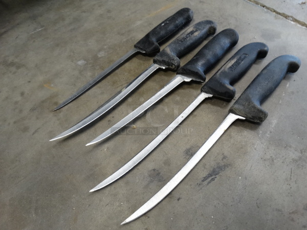 5 SHARPENED Metal Boning Knives. Includes 14". 5 Times Your Bid! - Image 4 of 6