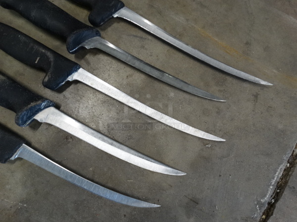 5 SHARPENED Metal Boning Knives. Includes 14". 5 Times Your Bid! - Image 2 of 5