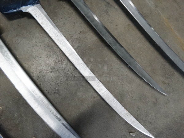 5 SHARPENED Metal Boning Knives. Includes 14". 5 Times Your Bid! - Image 3 of 5