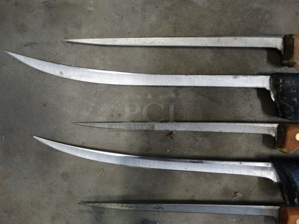 5 SHARPENED Metal Boning Knives. Includes 15". 5 Times Your Bid! - Image 4 of 6