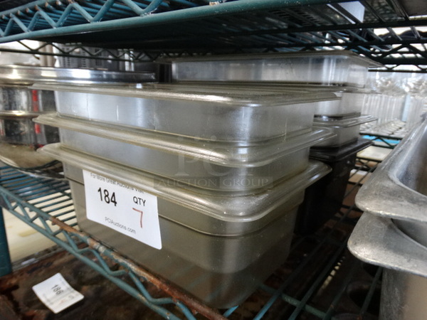 7 Poly 1/4 Size Drop In Bins. 1/4x4. 7 Times Your Bid! - Image 2 of 3