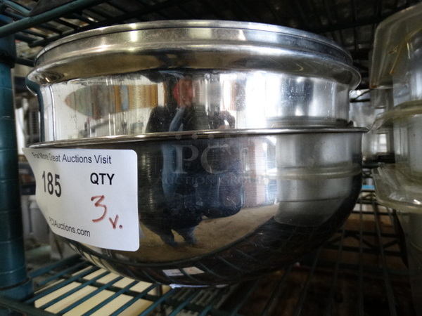 3 Metal Dome Lids. Includes 10x10x5. 3 Times Your Bid! - Image 2 of 3