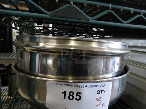 3 Metal Dome Lids. Includes 10x10x5. 3 Times Your Bid! - Image 3 of 3