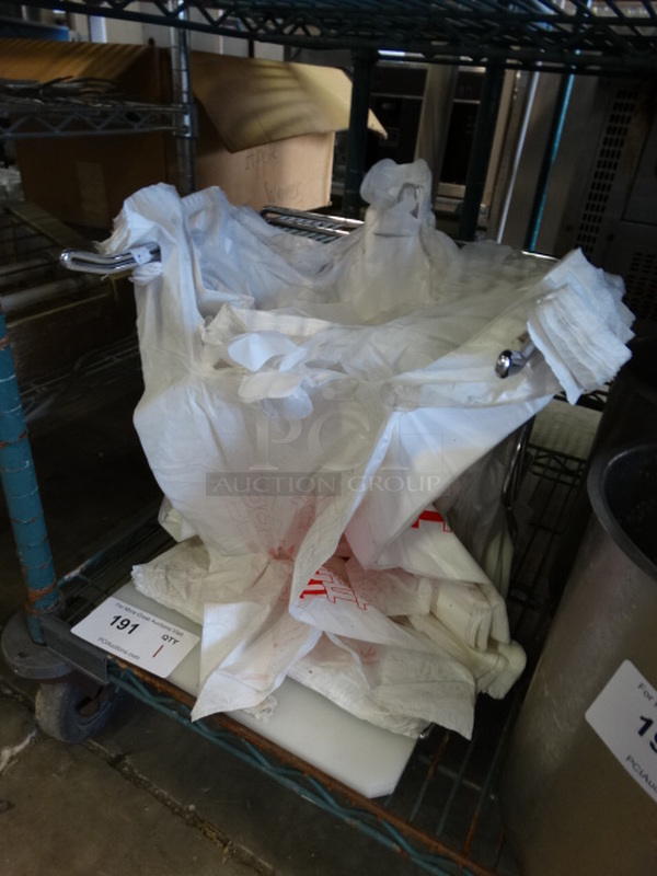 Metal Plastic Bag Holder w/ Bags! 12x12x15 - Image 2 of 3