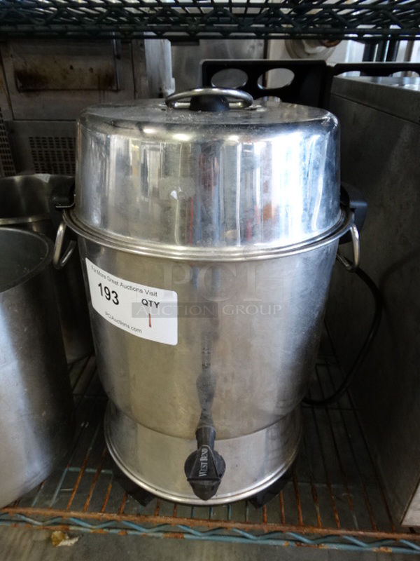 Metal Countertop Percolating Urn. 12x14x27 - Image 1 of 4