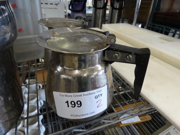 2 Metal Pitchers. 8x5x7. 2 Times Your Bid! - Image 1 of 3