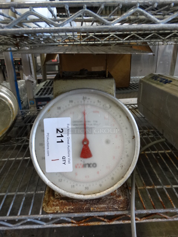 Winco Metal Countertop Food Portioning Scale. 9x11x11 - Image 1 of 4