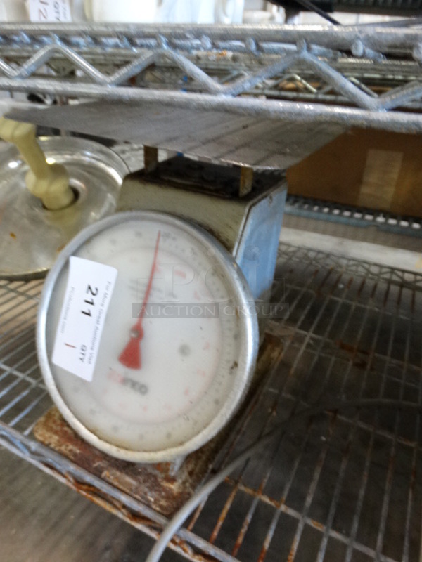 Winco Metal Countertop Food Portioning Scale. 9x11x11 - Image 3 of 4