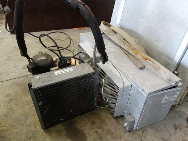 FANTASTIC! 6'x6'x7.5' Walk In Cooler Box w/ Copeland Compressor and Russell Model AA28-134B Condenser. Does Not Have Floor. 115/208-240 Volts, 1 Phase. 6'x6'x7.5' - Image 10 of 11