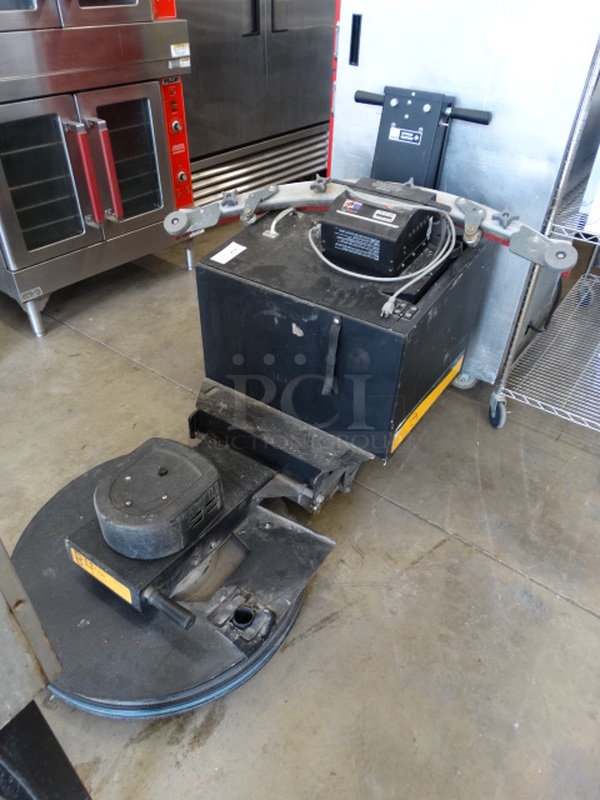 NICE! Eagle Performance Model 3625OBU Commercial Floor Style Floor Cleaning Machine. 34x60x43. Cannot Test - Battery Needs To Be Charged