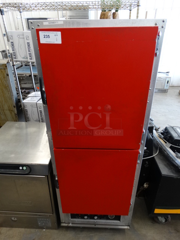 NICE! CresCor Metal Commercial 2 Half Size Door Proofer Holding Cabinet on Commercial Casters. 26x34x70. Cannot Test Due To Plug Style - Image 1 of 6