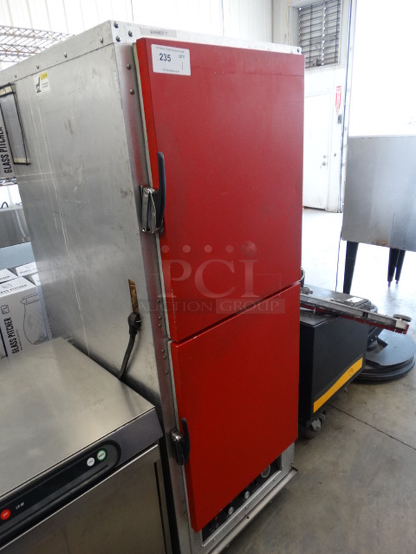NICE! CresCor Metal Commercial 2 Half Size Door Proofer Holding Cabinet on Commercial Casters. 26x34x70. Cannot Test Due To Plug Style - Image 2 of 6